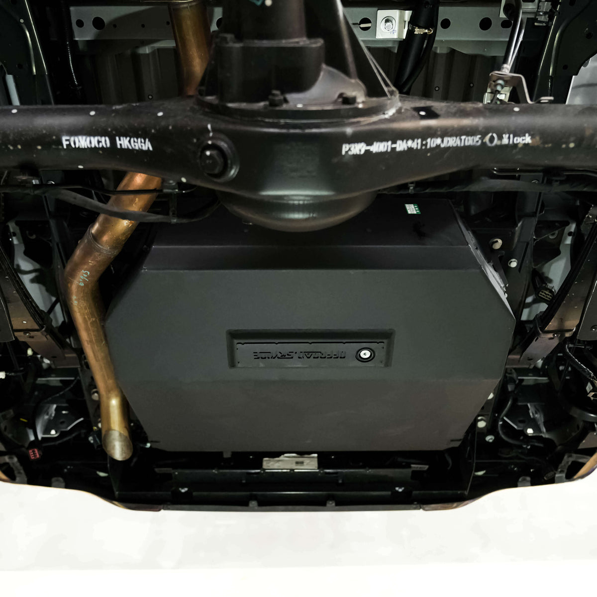 Дополнительный топливный бак 115 л из нержавеющей стали, Ford Ranger, рессорная подвеска, бензин, дизель