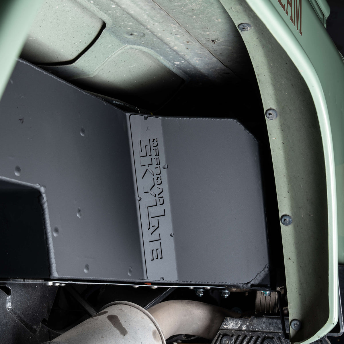 Дополнительный топливный бак 72 л из нержавеющей стали, Land Rover Defender 110 (классический)