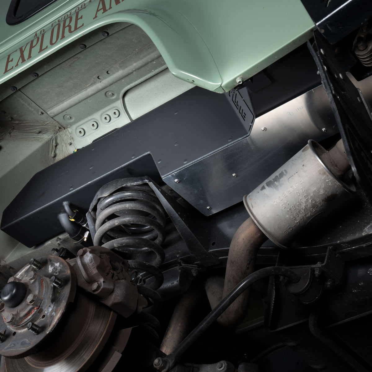 Дополнительный топливный бак 72 л из нержавеющей стали, Land Rover Defender 110 (классический)