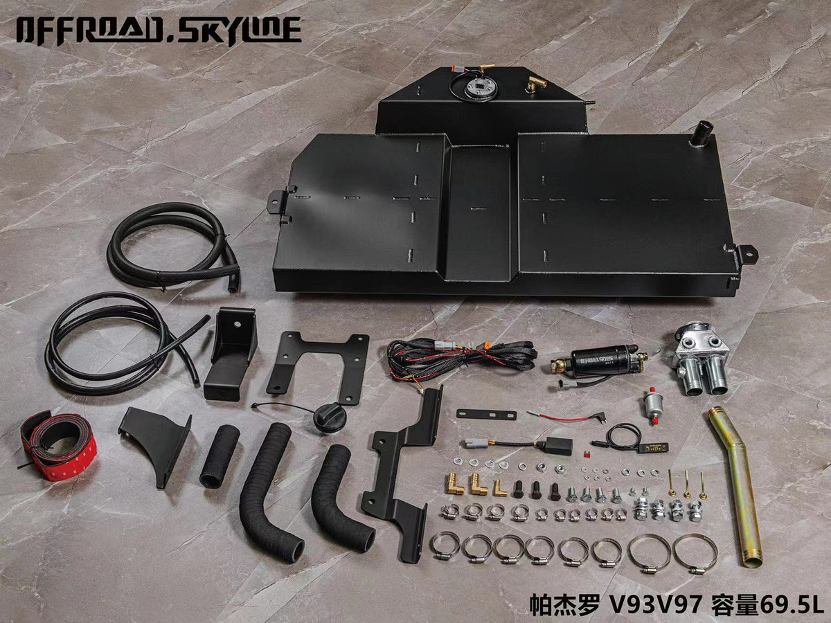 Дополнительный топливный бак 70 л из нержавеющей стали, Mitsubishi Pajero V93/V97