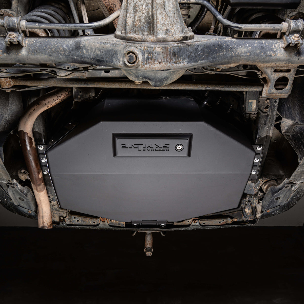 Дополнительный топливный бак 95 л из нержавеющей стали, Toyota Land Cruiser 120 / 150 (Prado), бензин