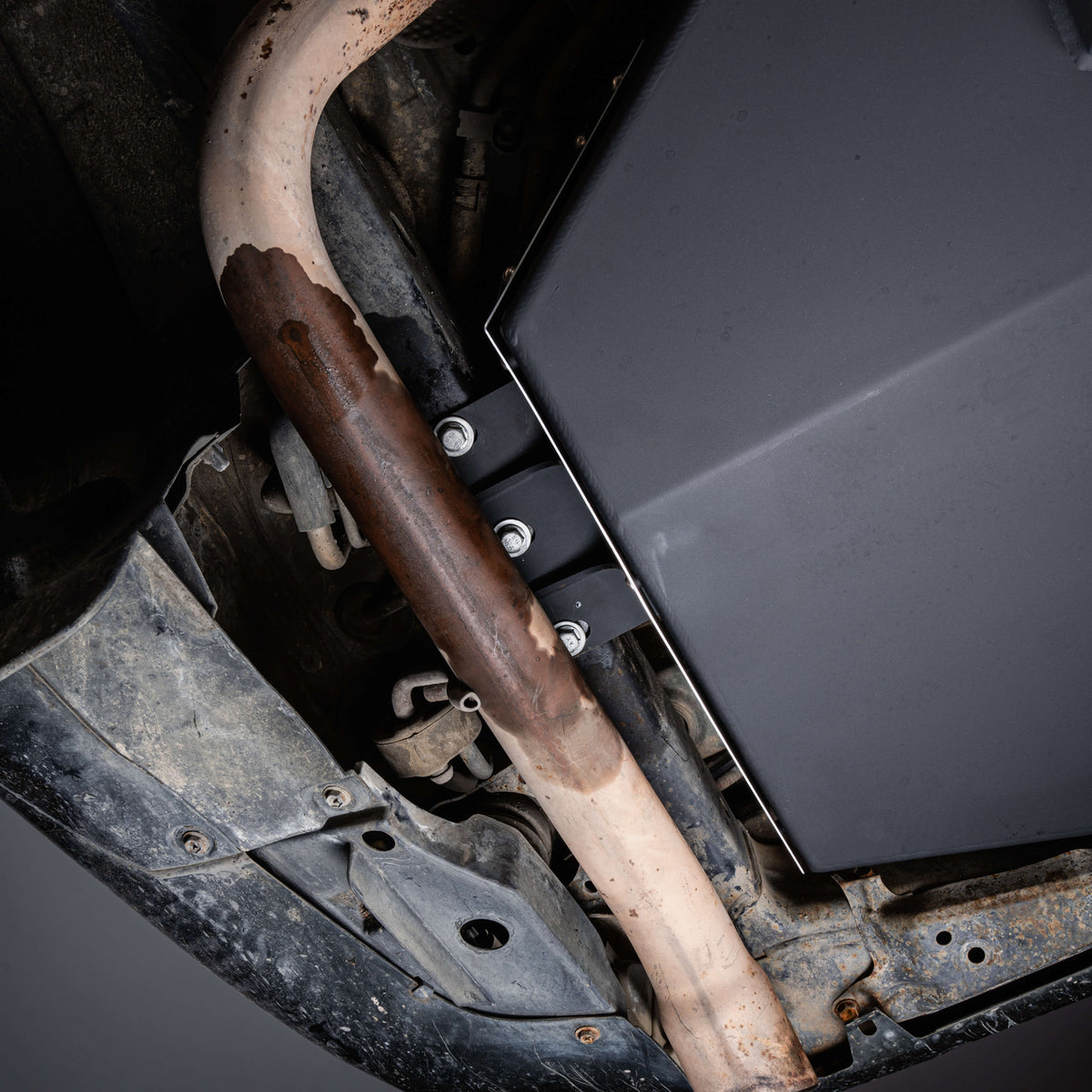 Дополнительный топливный бак 95 л из нержавеющей стали, Toyota Land Cruiser 120 / 150 (Prado), бензин