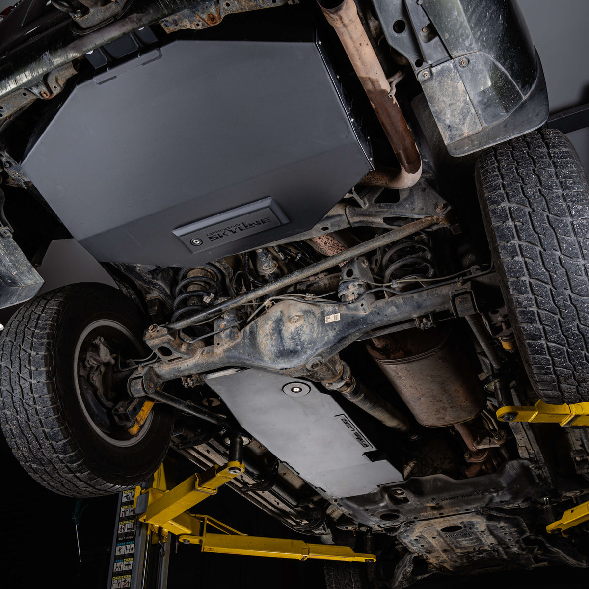 Дополнительный топливный бак 96 л из нержавеющей стали, Toyota Land Cruiser 150 (Prado), бензин, сифонный