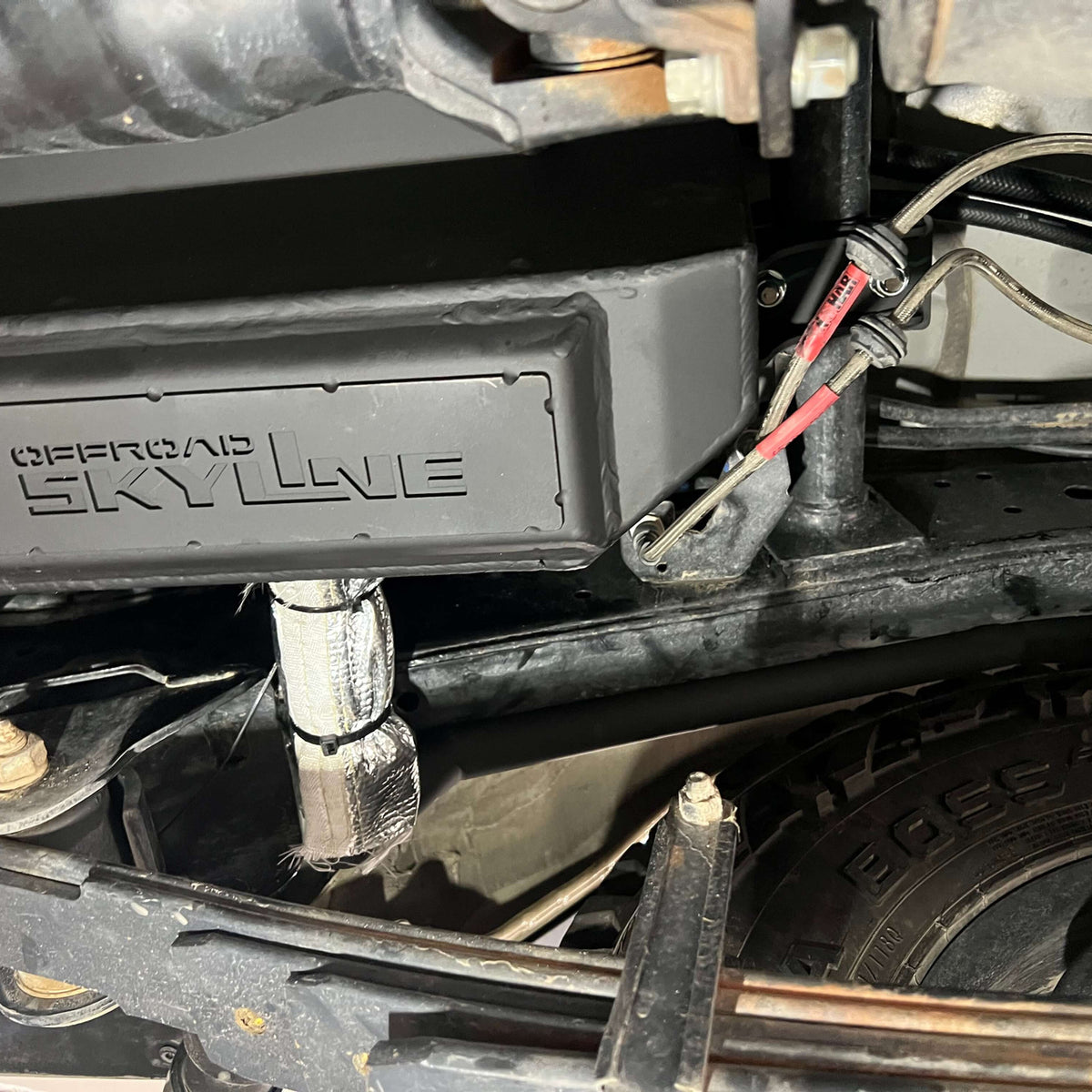 Дополнительный топливный бак 45 л из нержавеющей стали, Toyota Land Cruiser 76, дизель (2024+)